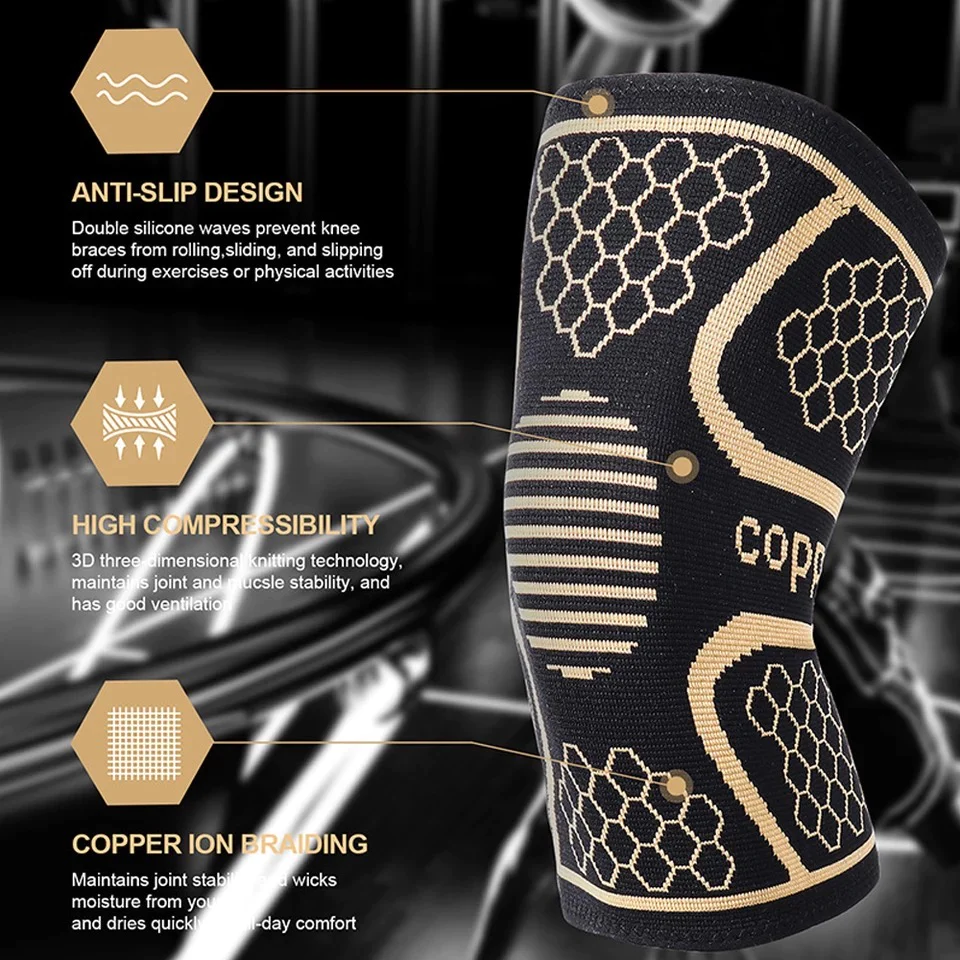 Thumbnail: Copper Knee Compression Sleeve