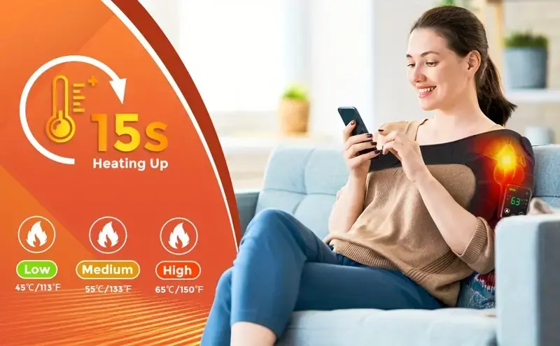 Thumbnail: Heated Massaging Brace [3-in-1]