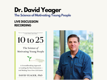 The Science of Motivating Young People