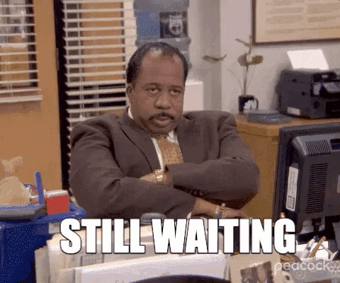 A gif of somebody waiting for something to happen