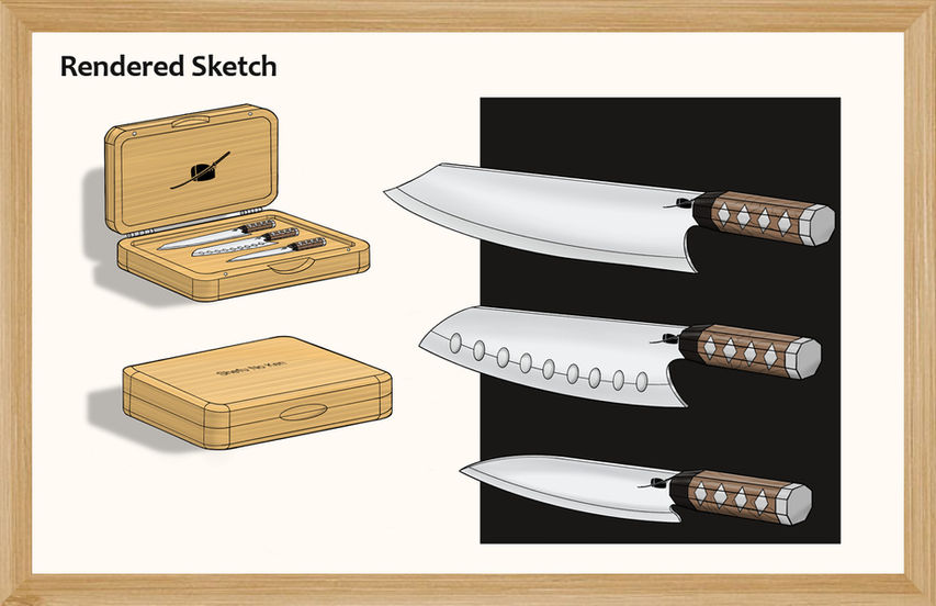 Kitchen Knife Set Concept16