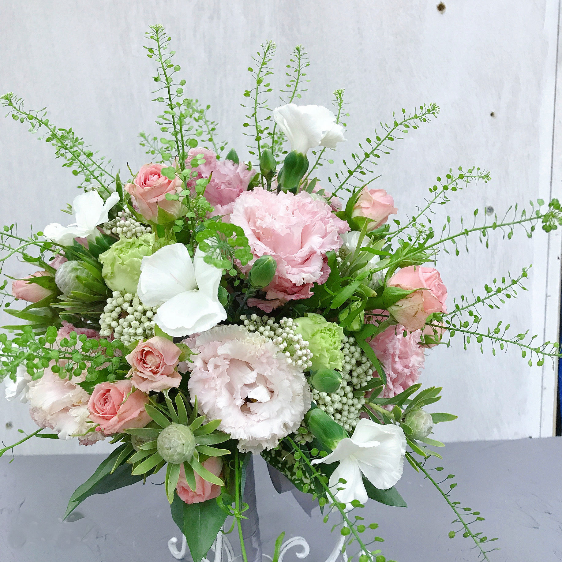 Spring Bridal Bouquet. Fresh Flower