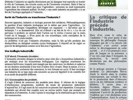 La Marche d’après, le tract