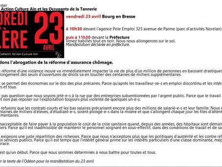 Nous y serons, vendredi 23 de la colère