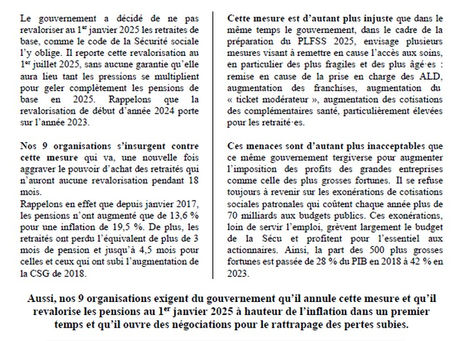 On y sera! (pensions, retraites..