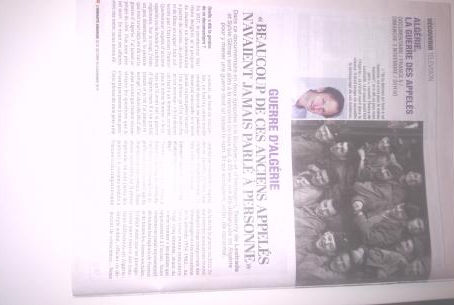 Guerre d’Algérie : témoignages – 3 novembre – 20h50 sur France 5