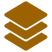 Stacked layers graphic design