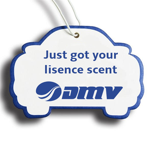 DMV Air-freshener mockup designs