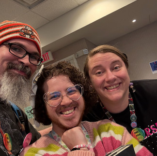 A selfie of Rosie and her partner with author October K. Santerelli