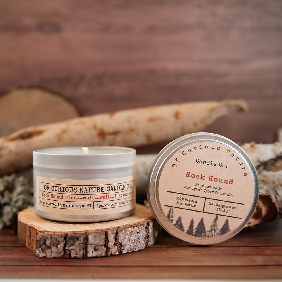 Thumbnail: Sea Salt & Cardamom Soy Candle | Rock Hound Scent, 8 oz