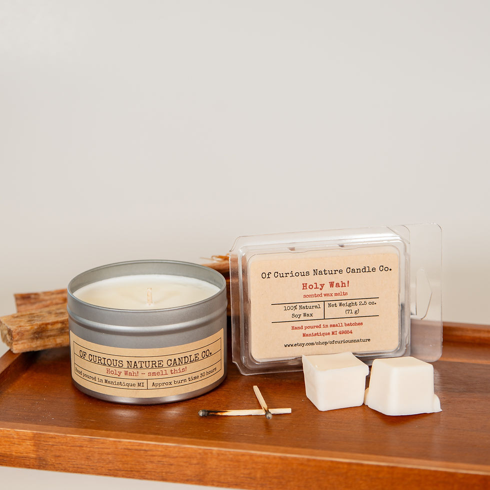 Thumbnail: Peppermint Eucalyptus Soy Candle | Holy Wah Scent, 8 oz Tin