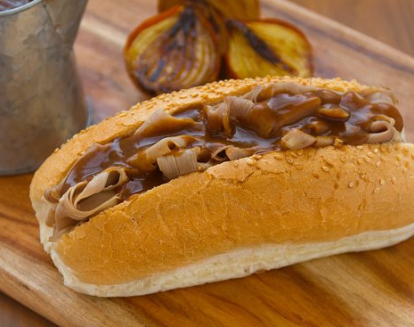 Roast Chicken Roll w/ gravy