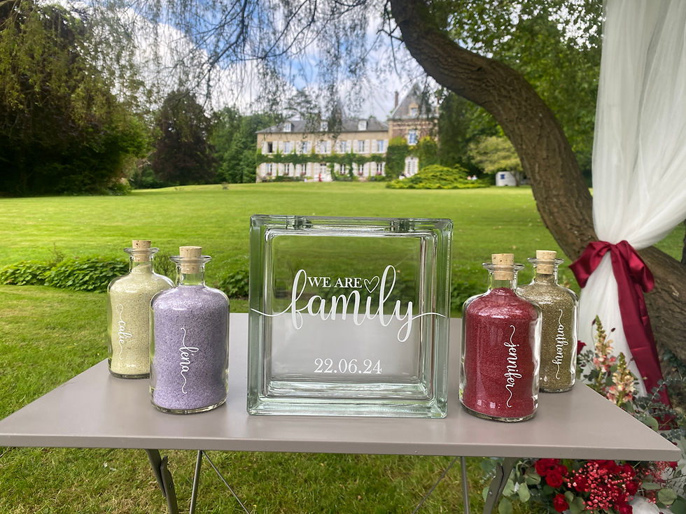 rituel des sables colorés