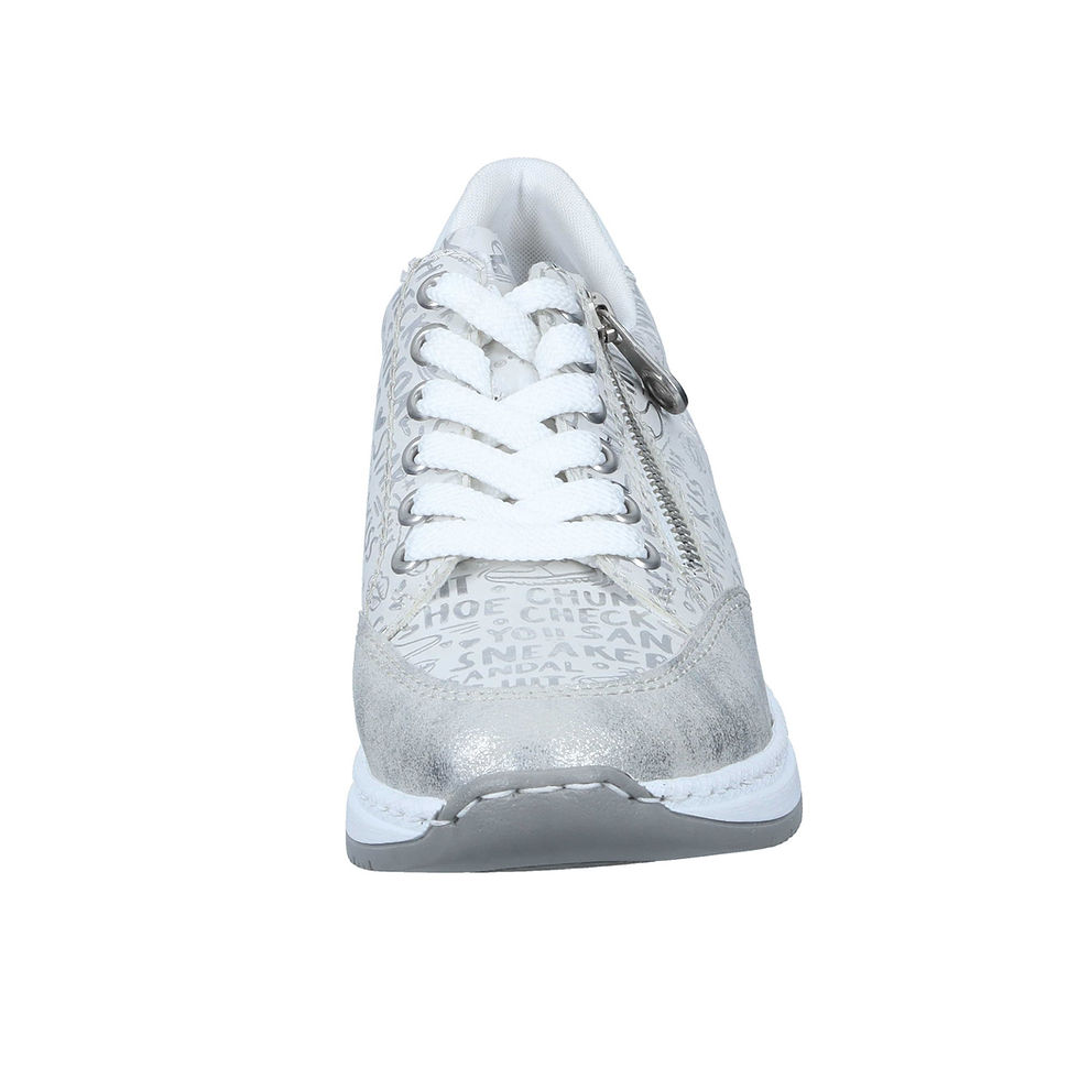 Miniaturbild: rieker® Damen Schnürhalbschuhe Sneaker in silbergrau