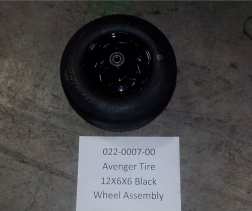 Bad Boy OEM ZT Avenger front tire assembly # 022-0007-00