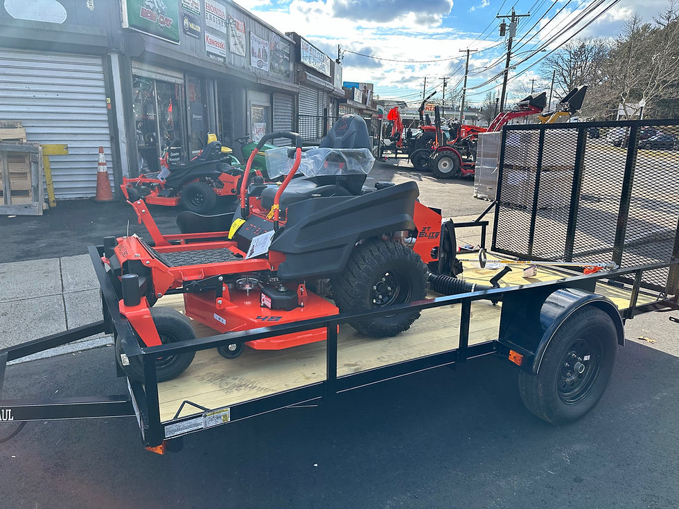 Thumbnail: 2024 Bad Boy Revolt stander mower / trailer combo package 
