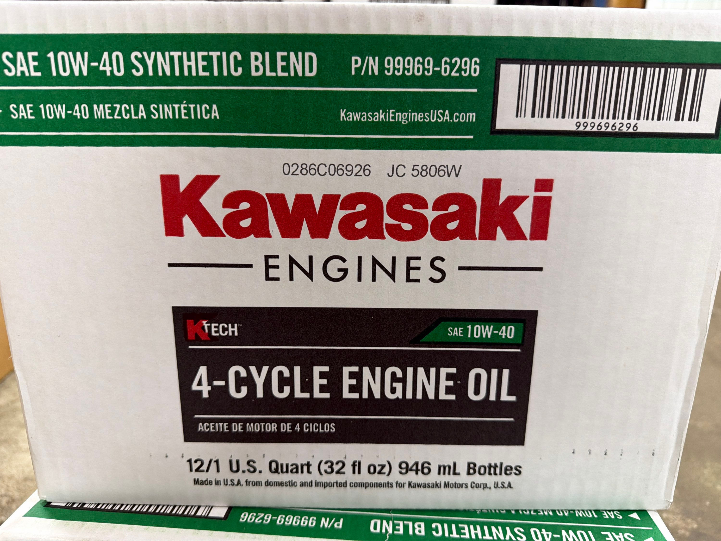 CASE OF KAWASAKI K-TECH 10W40 ENGINE OIL