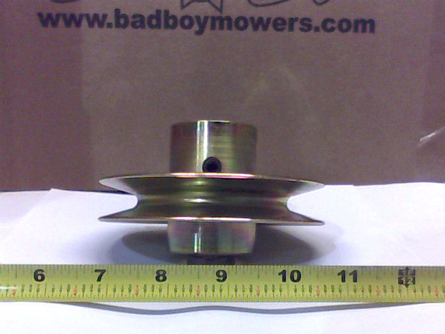 BAD BOY 4'-3/4" MOTOR PULLEY W/ EXTENDED SHAFT  # 033-5035-00