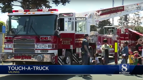 KSBW News Coverage on 6th Annual Touch-A-Truck event.