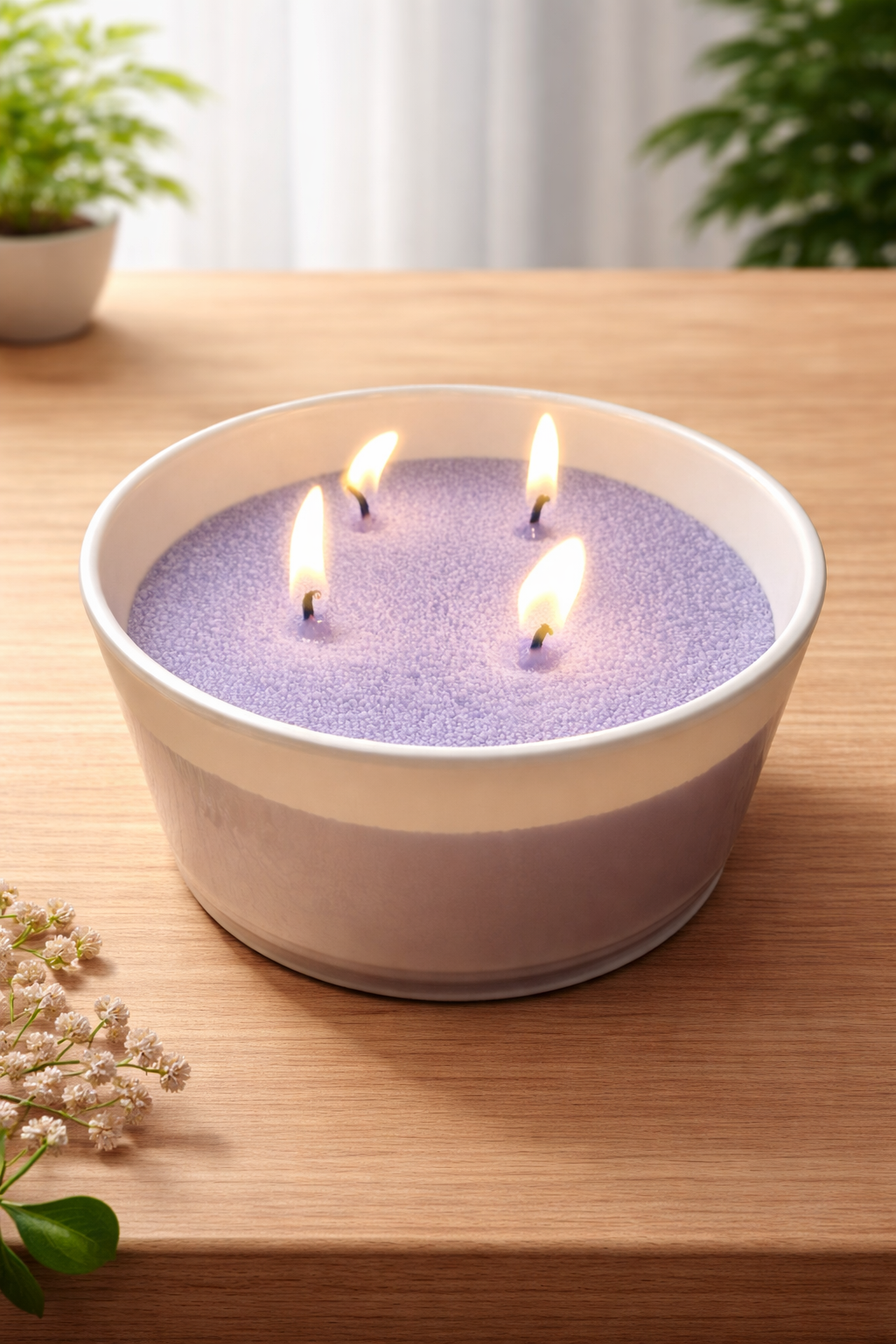 Extra Large Sand Wax Candles – Unscented