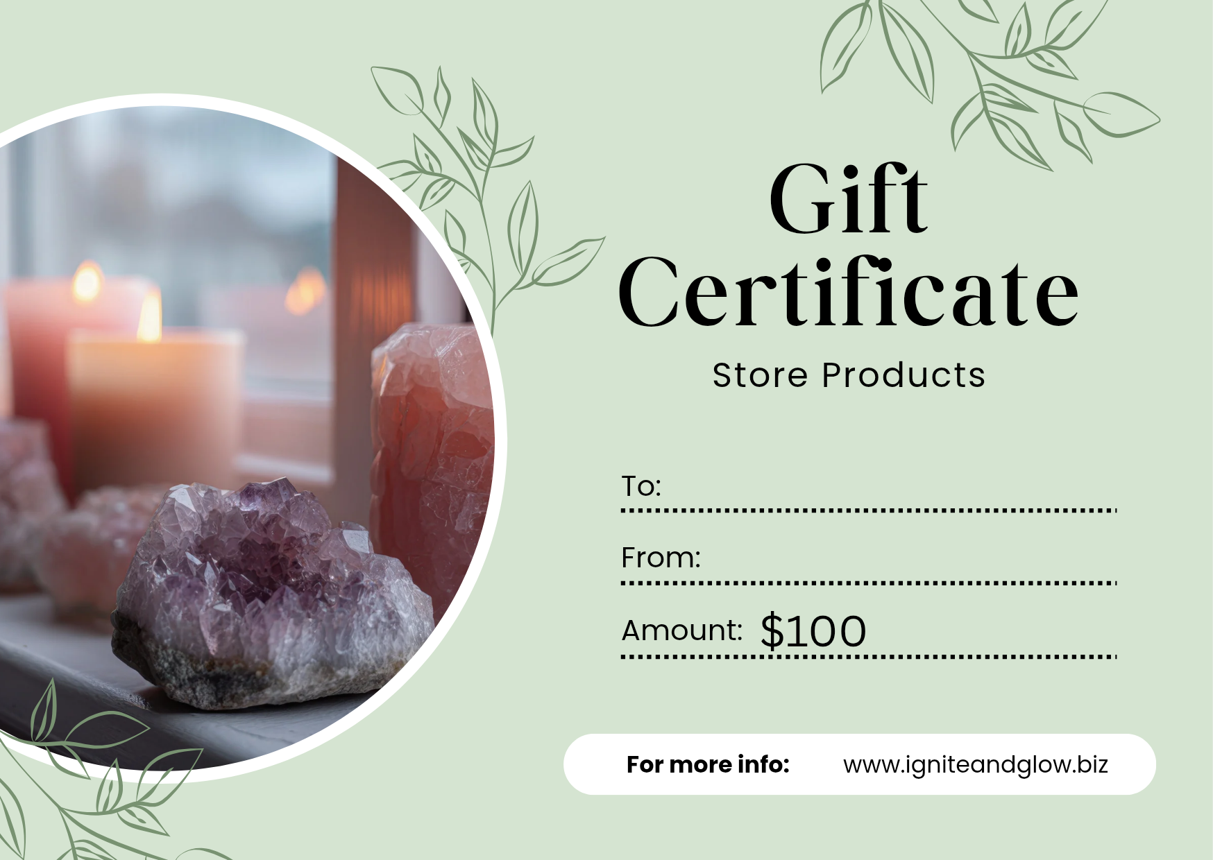 Gift Voucher - Store Products