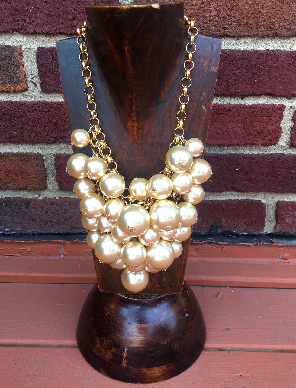 Gold & Pearl Cluster 