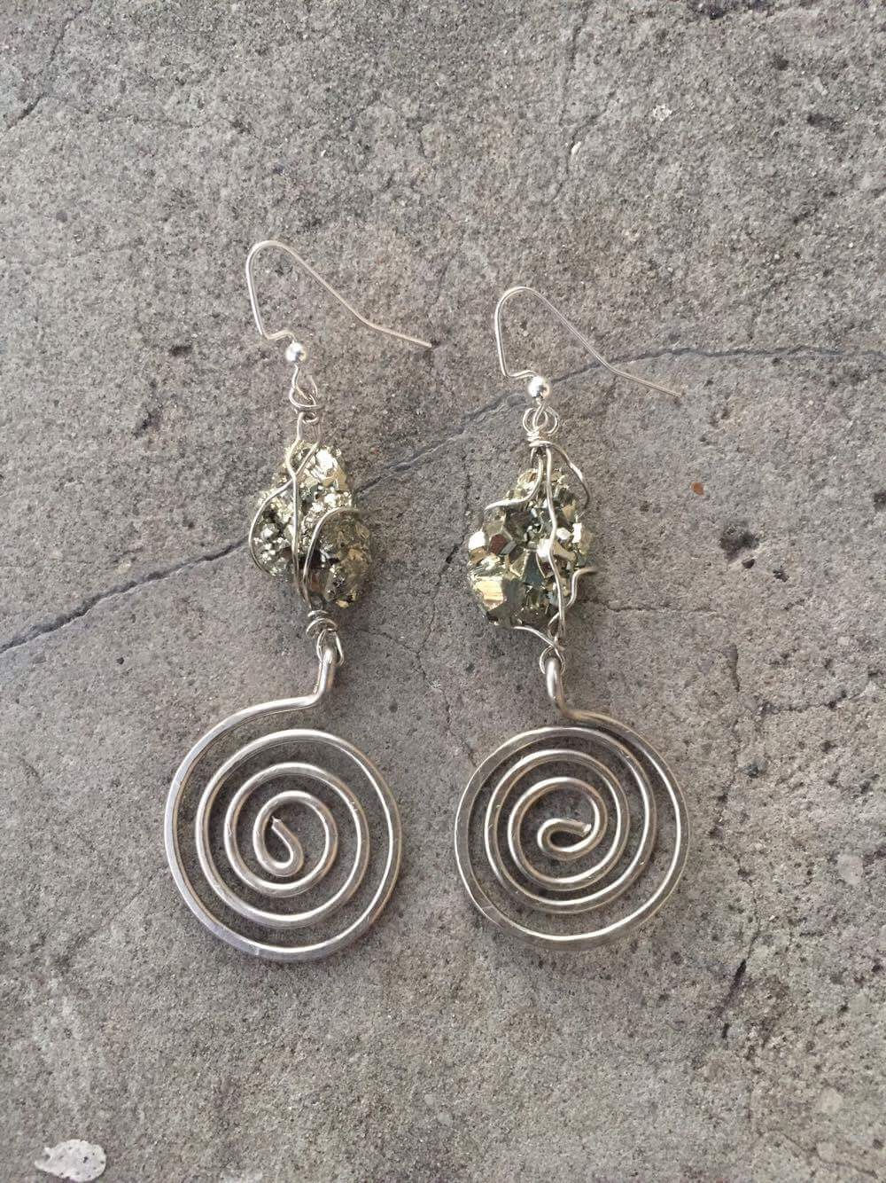 Swirl PERUVIAN PYRITE 