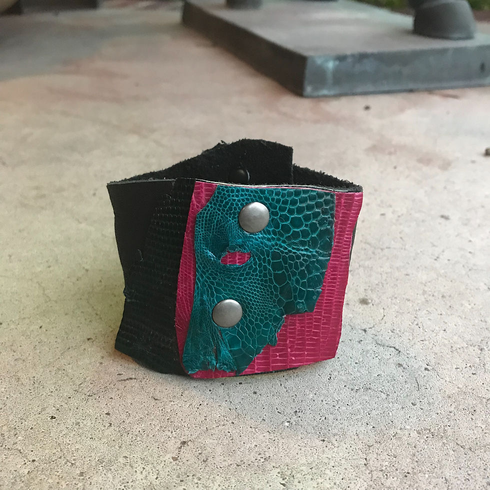 Thumbnail: Black Leather Cuff