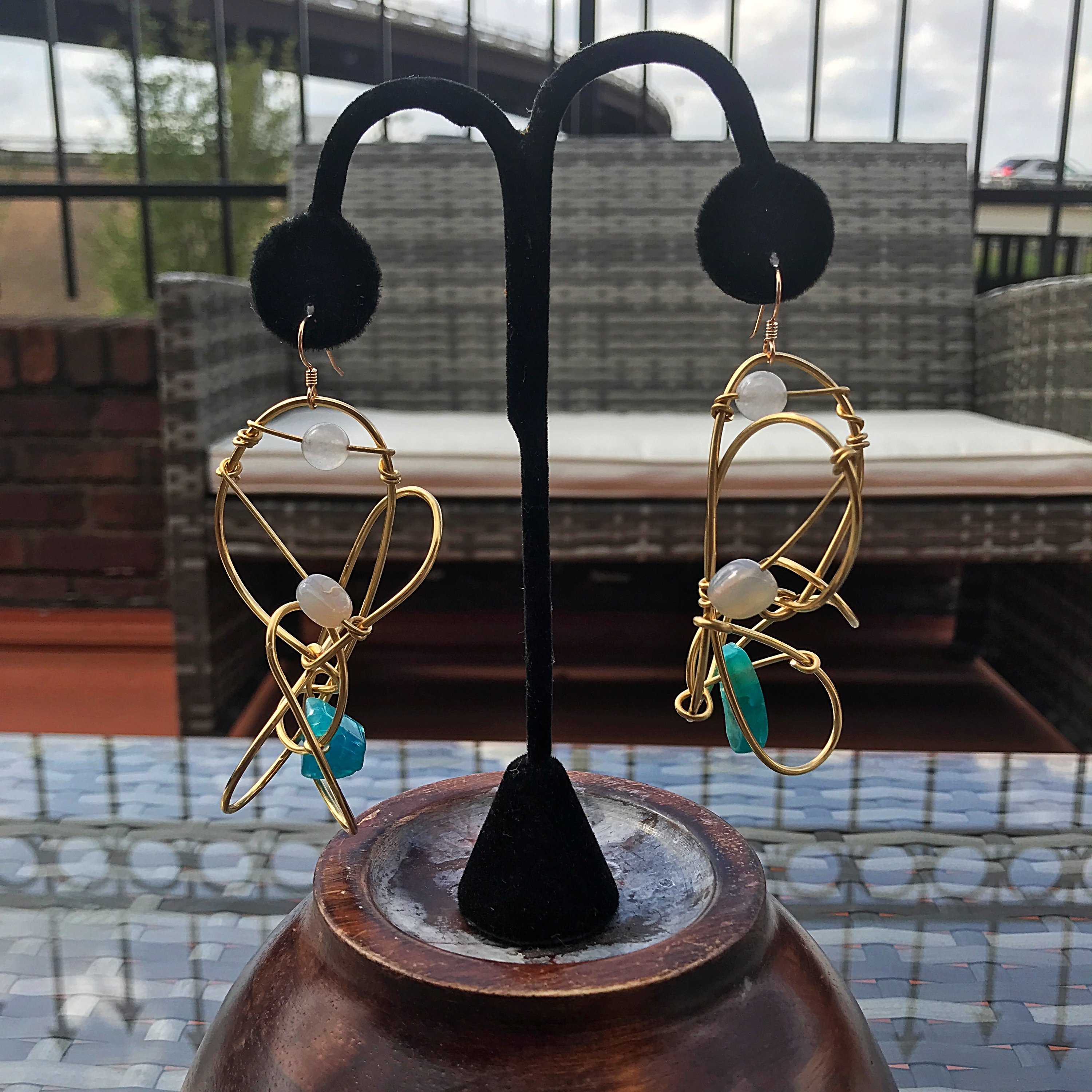 BRASS TURQUOISE ART