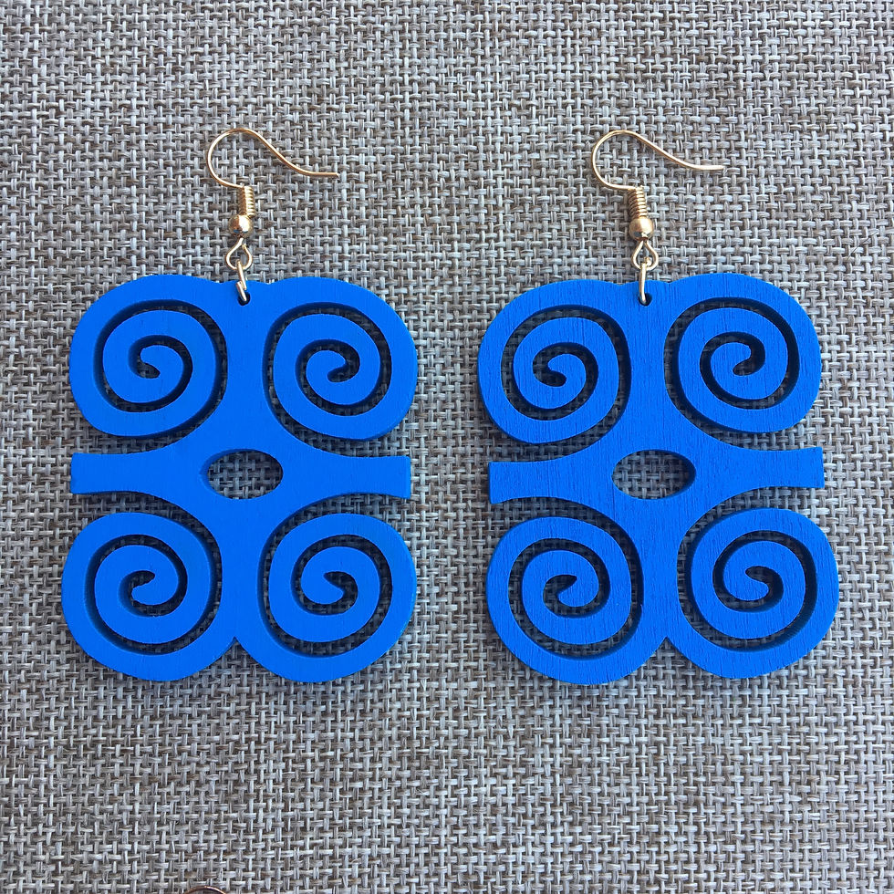 Blue Wooden ButterFLY 