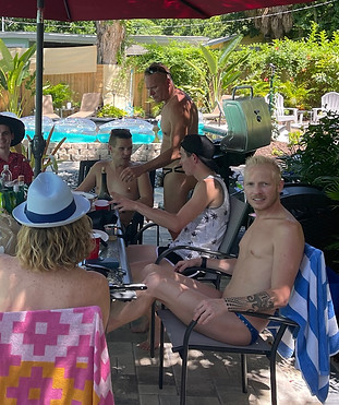 Twink brunch at the gay resort