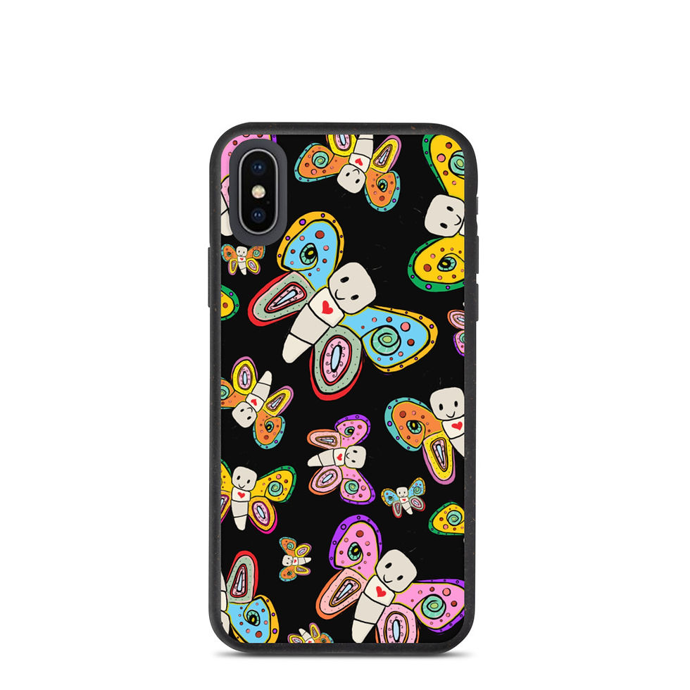 Thumbnail: Biodegradable iPhone Case BUTTERFLIES