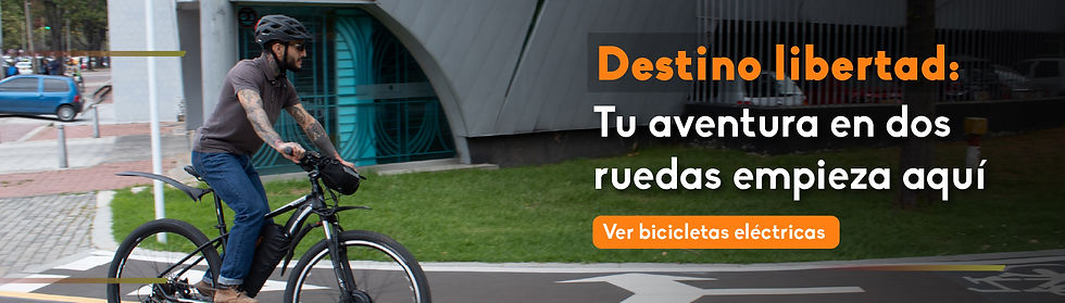 Liberate del estrés de la ciudad en una bici eléctrica