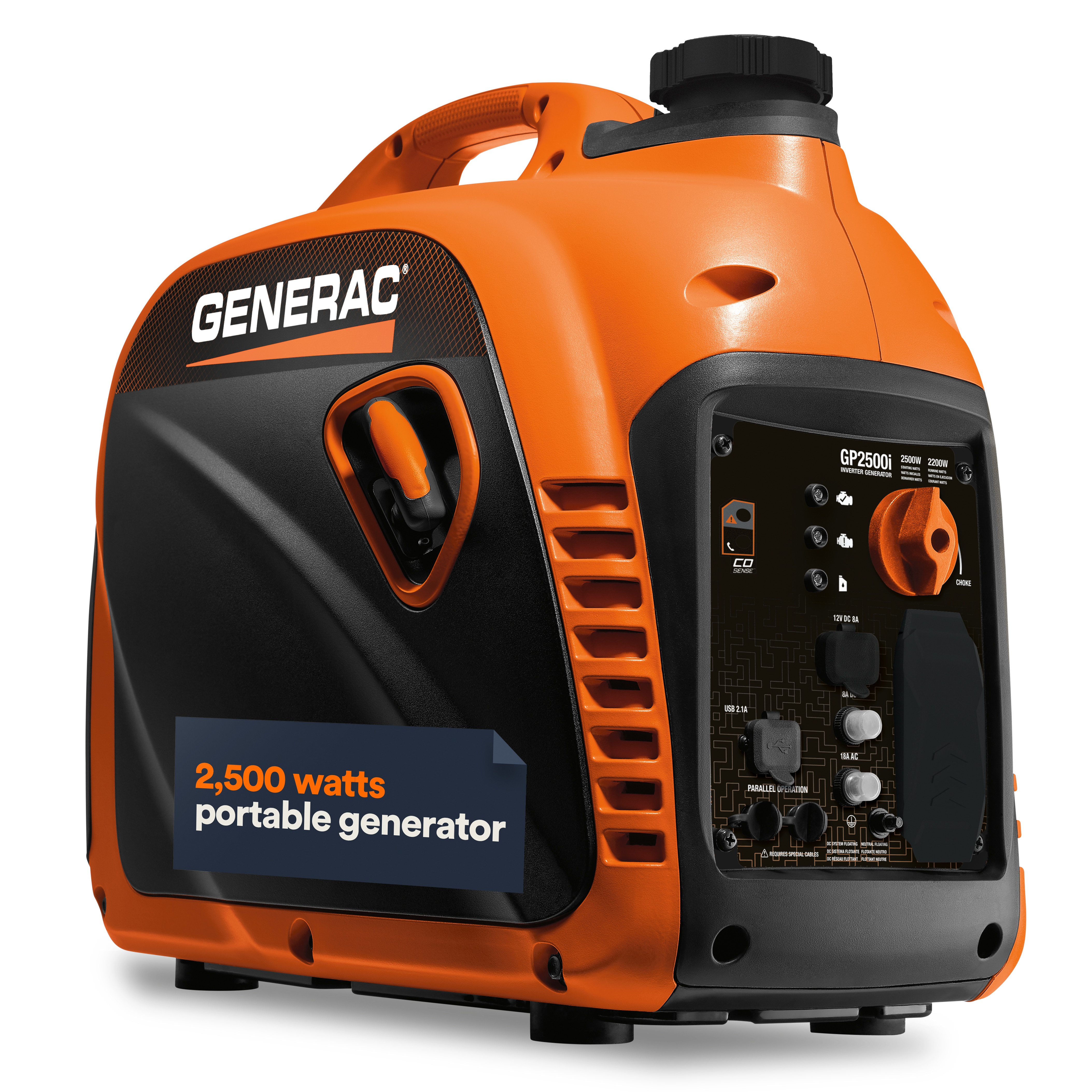 Portable Inverter Generator, 2500i | With COsense 49ST