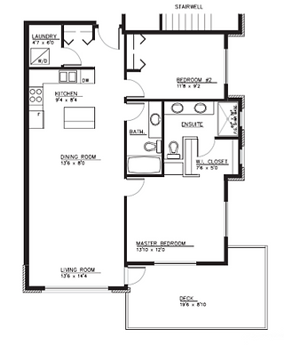 Type A1 Apartment Layout