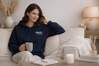 Relaxed woman in cosy living room