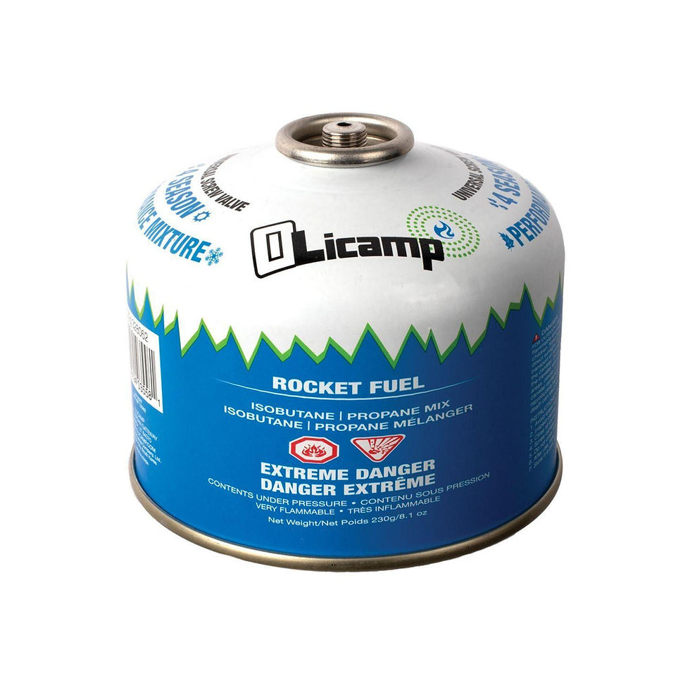 "Olicamp Fuel 230G/8.1 OZ", "Olicamp Fuel", "230G fuel canister", "8.1 OZ fuel canister", "all-season fuel", "cold weather fuel", "high propellant fuel", "quick boil fuel", "fuel-efficient boil", "standard screw-on valve", "Lindal valve", "butane fuel", "camping fuel", "backpacking fuel", "outdoor fuel", "stove fuel", "portable stove fuel", "fuel canister", "gas canister", "Olicamp", "fuel for camping", "fuel for backpacking", "butane canister", "screw-on fuel canister", "all season performance fuel" 1    