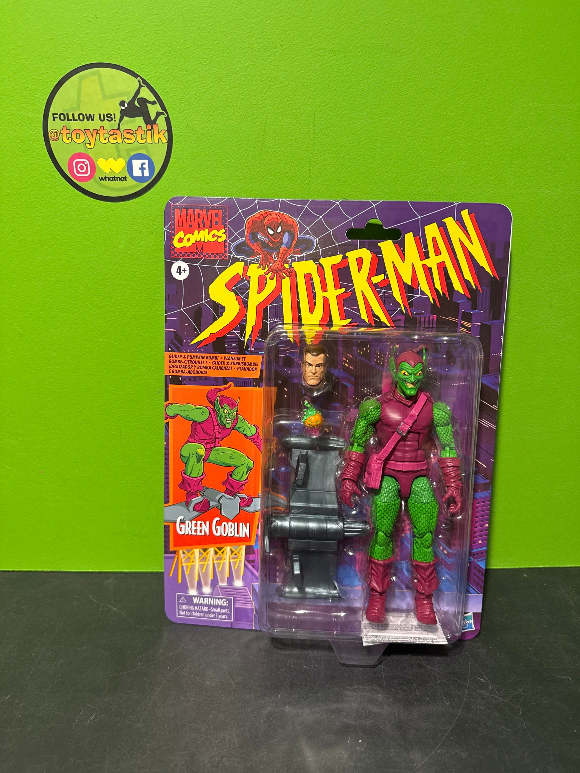 Hasbro Spider-Man Marvel Legends Retro Collection Green Goblin Action Figure