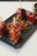 KOREAN CHICHARRÓN SKEWERS