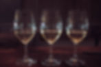 wine glasses with white wine at Ästad Vingård in Sweden