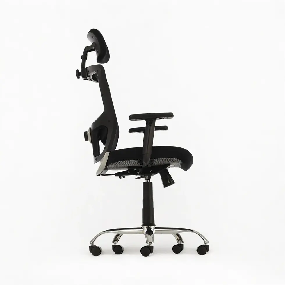 Thumbnail: Shilpa Classic Grace High Back Black Office Chair