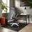 Thumbnail: Shilpa Classic Lisa High Back White Grey Office Chair