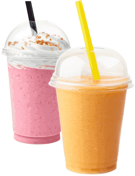 2 Milchshakes von Awino`s Eiswagen