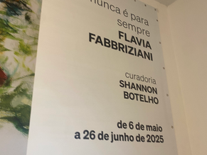 a Exposição “Nunca é para sempre “ da artista visual Flávia Fabbriziani estreia hoje na Casa de Cultura Laura Alvim