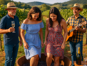 Paty do Alferes inaugura seu primeiro vinhedo com pisa das uvas e impulsiona o enoturismo no estado do Rio