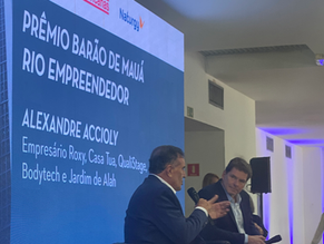 Alexandre Accioly é homenageado hoje com o Prêmio Barão de Mauá na ACRJ