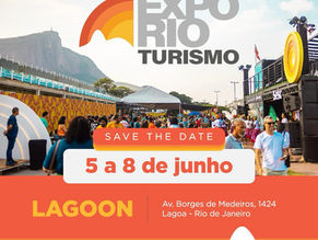 ExpoRio Turismo, de 5 a 8 de junho no Lagoon.
