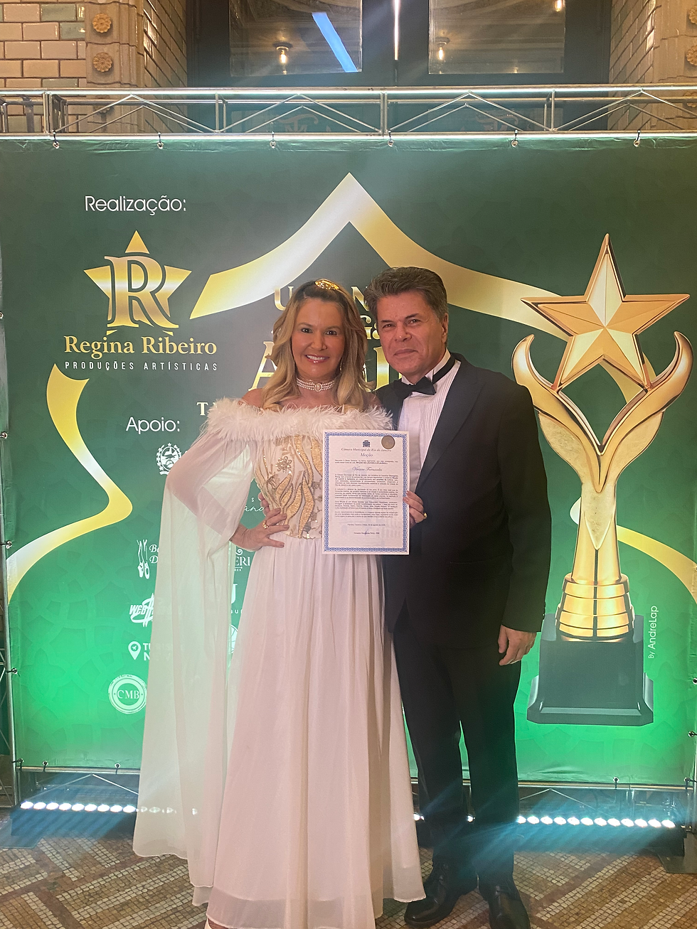 Viviane Fernandes e Donaldo Bello