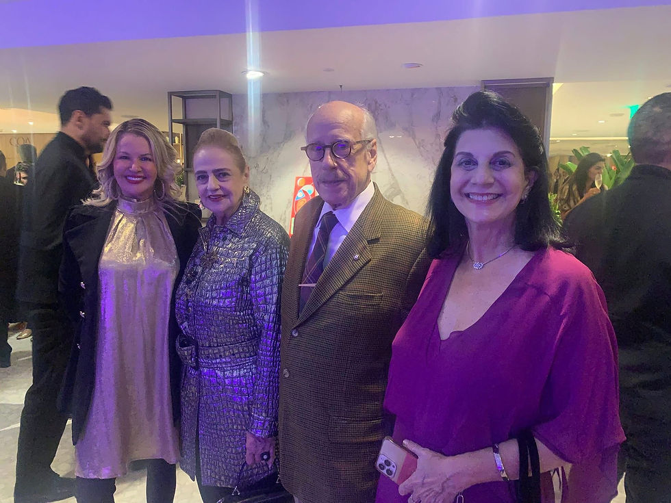 Viviane Fernandes , Cristina Aboim , Cláudio Aboim e Dorys Daher