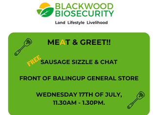 Greet & Meat at the Balingup General Store